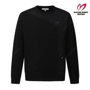 마스터바니 남성 골프 가을 우븐 믹스 라운드 니트 411B3SR105