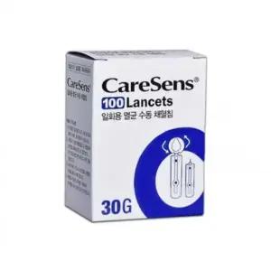채혈침 30G 케어센스 혈당침 채혈침 체혈침 란셋 케어센스 30G