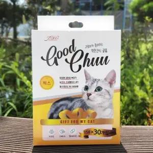 고품질 반려묘 고양이간식 휴대용 대용량 츄르 믹스15g(30P) 츄루 (WAD4D44)