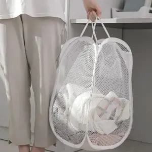 접이식빨래통 세탁바구니 런드리백 접이식세탁바구니 세탁백 세탁바구니 빨래통