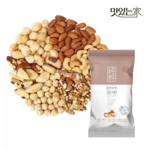 [산과들에]  순수누리 100낱봉 순수 견과만 6종 마카다미아 추석선물 명절선물