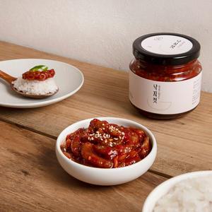 속초 담은 저염식 낙지 젓갈 반찬 100g 250g 500g