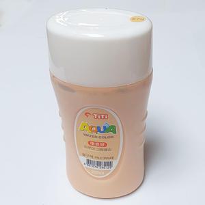 티티아쿠아물감 220ml 살구색/수채화 대용량낱색 리필용 교육기관 미술수업 학습준비물