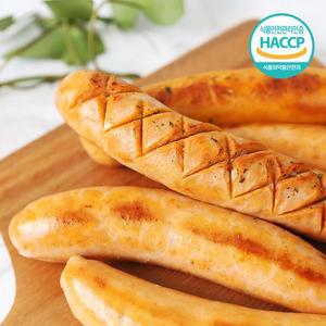 [친환경팔도][HACCP] 국내산 독일식 수제 화이트 소세지(파프리카) 240gx2