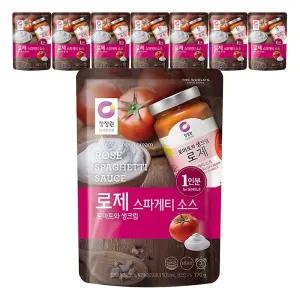 청정원 싱글파우치 로제소스, 170g, 8개