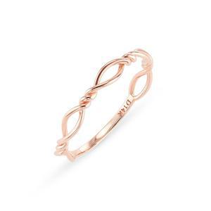 [도로시] 14k 와이어 로프 꼬임 반지