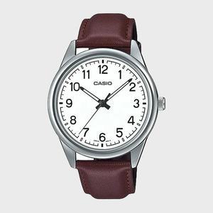 CASIO 카시오 MTP-V005L-7B4 남성시계 심플 가죽 손목시계