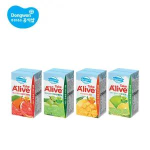 [하프클럽/동원]동원 덴마크 테이크 얼라이브 120ml4종 48개 (교차가능)