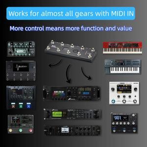 PAINTAAUDIO 페인트 오디오 MIDI 캡틴 풋 컨트롤러 멀티 이펙트 키보드 신시사이저 USB-MIDI 음악 소프트웨