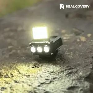 힐커버리 충전식 센서 LED 헤드랜턴 캡라이트 등산 낚시 해루질 멀티플빔 HC300