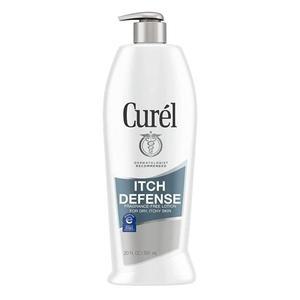 Curel 이치 디펜스 카밍 바디로션 20 oz 건조하고 가려운 피부용 보습 고급 세라미드 복합체 프로 비타민 B