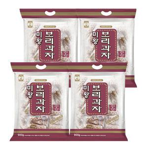 미왕 보리과자 900g(대용량)/4개 과자 간식 길쭉이