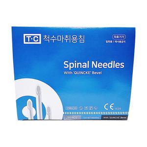 태창 스파이날 니들 27G 90mm 척수마취용침 50개 박스