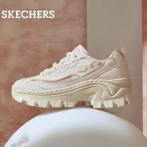 Skechers  2025 봄 여성 두꺼운 바닥 높이 있는 캐주얼 스포츠 슈즈