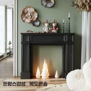 빈티지  벽난로 장식장  유럽식 작은 거실 벽난로