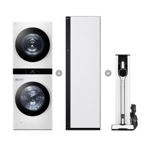 [삼성]LG 워시타워 + 스타일러 + 청소기 1WU-M8H-27H 배송무료
