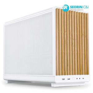[서린공식] LIAN LI A3-mATX (우드 화이트)