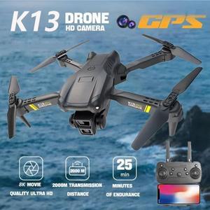 새로운 K13 MAX 드론 5G 전문 스마트 장애물 회피 FPV 8K HD 듀얼 카메라 WIFI  모터 공중 Quadcopter 완구