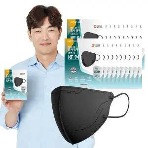 에버뉴크린 새부리형 황사방역마스크(KF94)(블랙/대형) 100입
