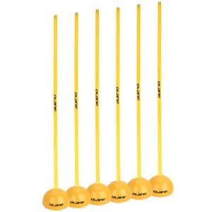 오레인 돔콘 드리블 폴막대 세트 120cm_6개입/폴막대/체육/트레이닝/용품/연습용/훈련용/학교