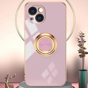 최신 갤럭시 아이폰 케이스 메탈 컬러 마그네틱 고리 거치대 / 핸드폰케이스 S25 엣지 S24 S23 S22 16 15 14 13 프로 플러스 울트라