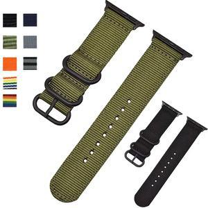 Apple 시계 밴드 용 나일론 스트랩 Ultra 2 44mm 40mm 45mm 41mm 42mm 49mm 스포츠 팔찌 시계 스트랩 iwatch 시리즈 9 8 7 6 5 4 SE