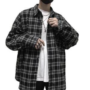 남자와이셔츠 신상 인기 남자 데일리룩 남방 패션 체크 긴팔 셔츠