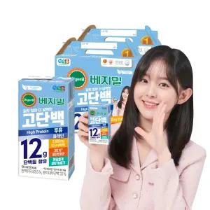 베지밀 고단백 플레인 두유 190ml 32팩