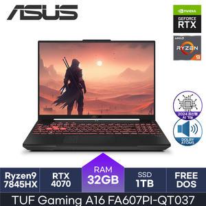 ASUS + 라이젠9 x RTX4070 + TUF Gaming A16 FA607PI-QT037 ( D5-32GB / 1TB ) HMC
