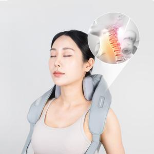 [스마텍][본사] 무선 목 어깨 온열 마사지기 안마기 I 입체 마시지 스트랩 조절 ST-WM03