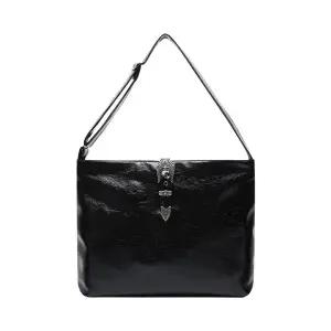 WESLEYHYUSTON Theo western buckle tote bag 블랙 670921