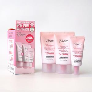 메이크프렘 수딩 핑크 톤업 선크림 100ml 기획 (본품40ml+본품40ml+20ml)