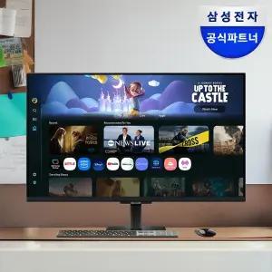 [최 대 혜 택 가 26.6만] 삼성 M5 M50F LS32FM500 80.1cm(32인치) 스마트모니터 블랙 OTT
