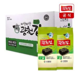 [광천김] 바삭바삭 파래 도시락김 4g 72봉 1박스