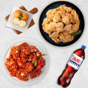 네네치킨 순살치즈스노윙치킨+순살핫블링+네네볼+콜라(1.25L)