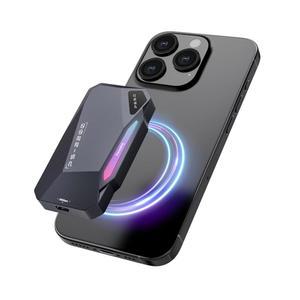 [미국배송] 2TB 마그네틱 휴대용 SSD 2050MB/S 타입-C USB 3.2세대 2X2 외장 4K 프로레스 레코드 및 스토어 알루미늄 합금 RGB 터치 조명 IPHONE15/16/안드로이드/PC/MAC용 솔리드 스테이트 드라이브 -PS2200