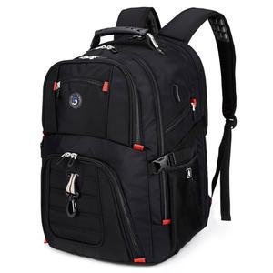 [미국배송] SHRADOO USB 충전 포트가 있는 초대형 50L 여행용 노트북 백팩 고등학교 백팩 항공사 승인 비즈니스 작업 가방 남성용 17인치 컴퓨터에 맞습니다