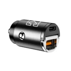 차량용 USB C타입 듀얼 시거잭 초고속충전기 블랙