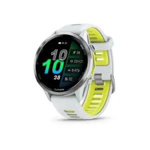 가민 포러너 970 러닝 GPS 스마트워치 화이트스톤/앰프 엘로우, 47mm