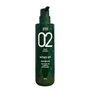 아모스 녹차실감 샴푸 리바이탈라이징 500g