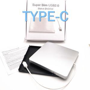 cd 리더기 롬 외장 타입 C USB 맥북 Air Pro iMac Mac 미니 Superdrive 용 외장형 DVD 드라이브 버너 케이스