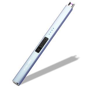 남성 여성을 위한 ARECTECH 전기 캔들 라이터와 Type-C 케이블 생일 선물 캠핑 주방 스토브 블루용 충전식 플라즈마 아크 라이터