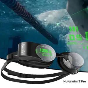 호환 Holoswim 2 Pro AR 스마트 수영 고글 안개 방지 수영 고글 피트니스 트래커 야외 수영을 실시간 디스
