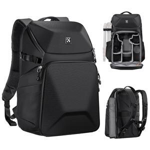 K&F 컨셉 카메라 백팩 하드쉘 20L 사진 가방 케이스, 삼각대 홀더 및 노트북 수납공간