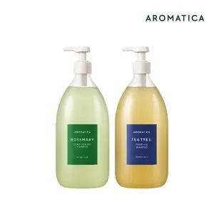 [아로마티카] 로즈마리 + 티트리 대용량 샴푸 2L 구성