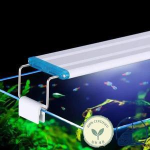 18-75CM 초슬림 LED 아쿠아리움 조명 수중생물 수조용 확장형 방수 램프 클립 90-260V
