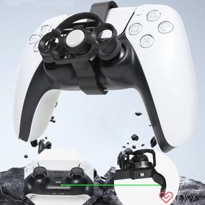 PS5 Pro/Slim 게임 컨트롤러 용 미니 스티어링 휠 레이싱 부착 액세서리