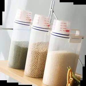 소분용기 쌀보관 사료통 잡곡통 시리얼통 2kg