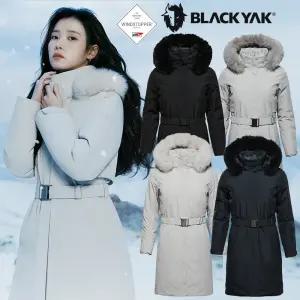 [블랙야크]24년FW 아이유 벨티드 구스롱패딩 여성 히마 WSP 다운자켓 1BYPAW4501