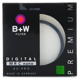 B + W UV 필터 49mm 52mm 55mm 58mm 62mm 67mm 72mm 77mm 82mm XS-PRO MRC 나노 UV-HAZE 보호 BW 카메라 렌
